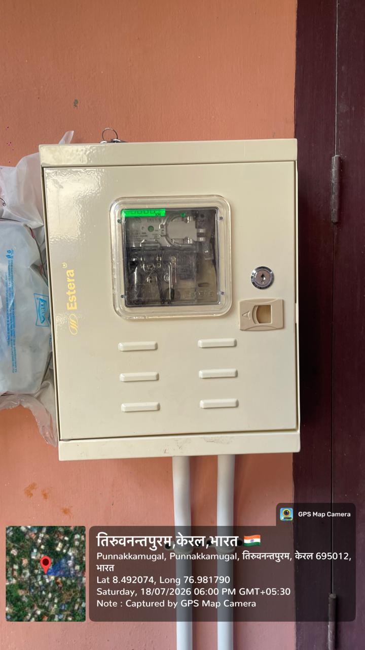 Estera meter enclosure at Punnakkamugal · Jul 2026