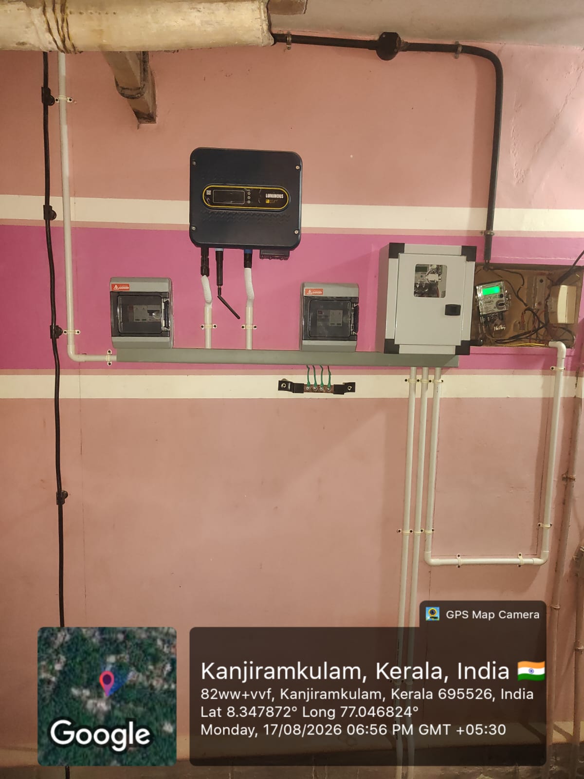 Inverter & metering at Kanjiramkulam · Aug 2026